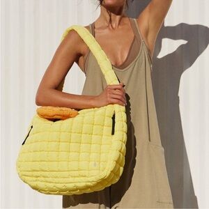NWT Free People FP Movement quilted carryall
